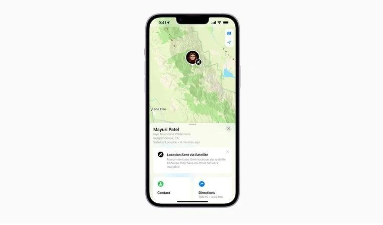 和硕苹果14维修分享iPhone14系列中 FindMy功能通过卫星分享位置方法教程 