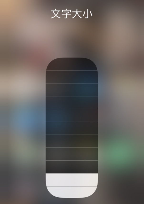 和硕苹果手机维修分享小技巧：在 iPhone 控制中心快速调节字体大小 